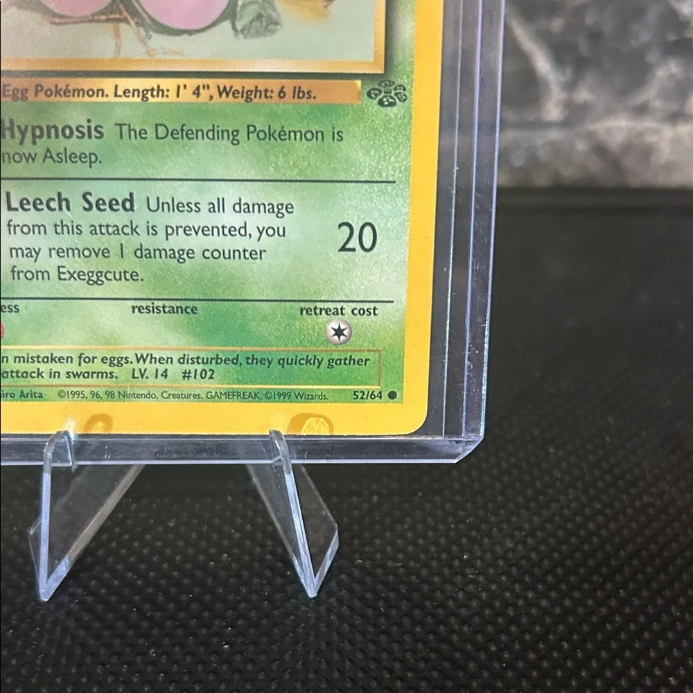 Pokemon 52/64 Exeggcute‎ 1999 Vintage card from Jungle Set M/NM